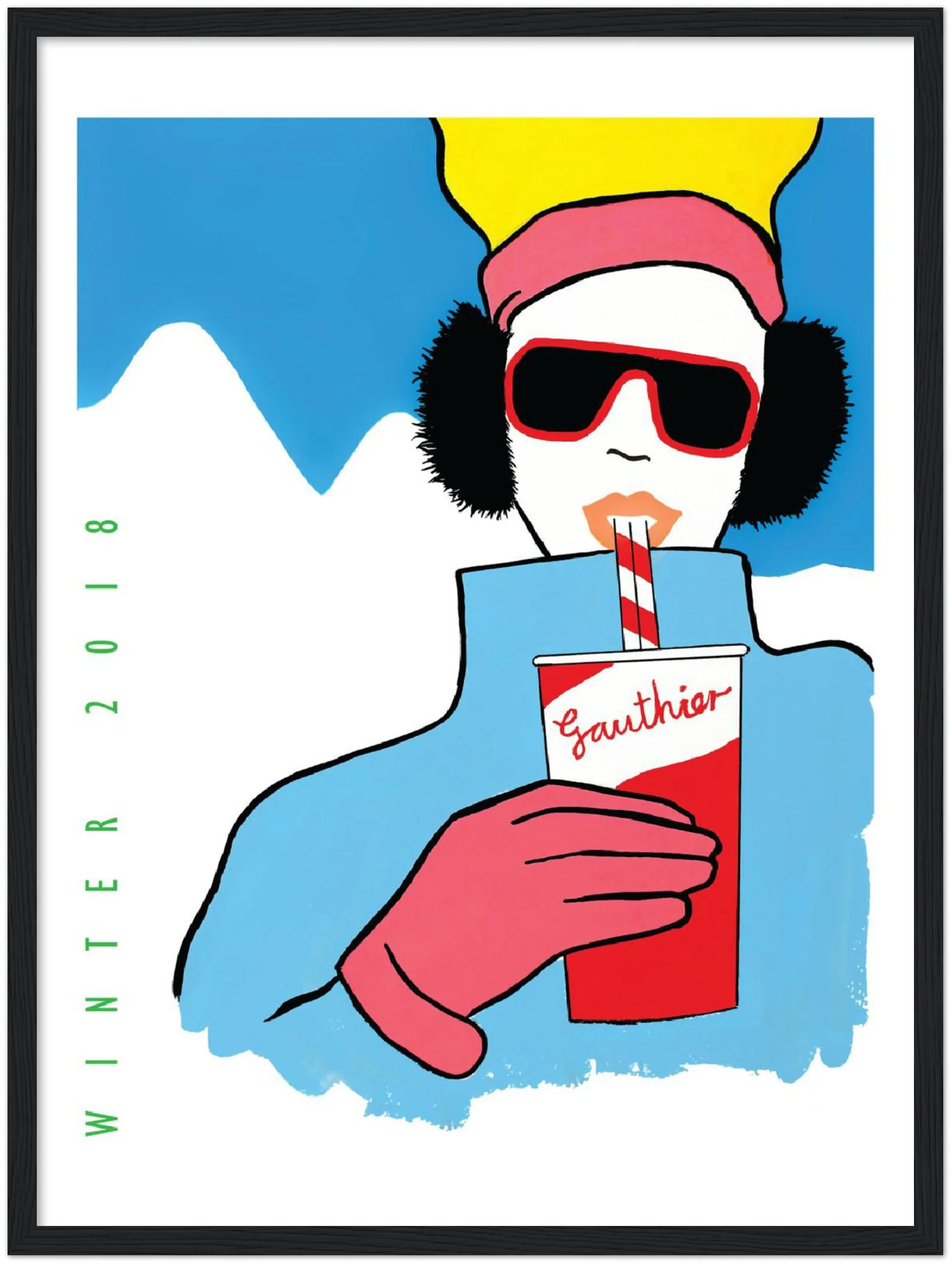 'Apres Ski' Winter 2018 Gauthier Menu Print - Image 3