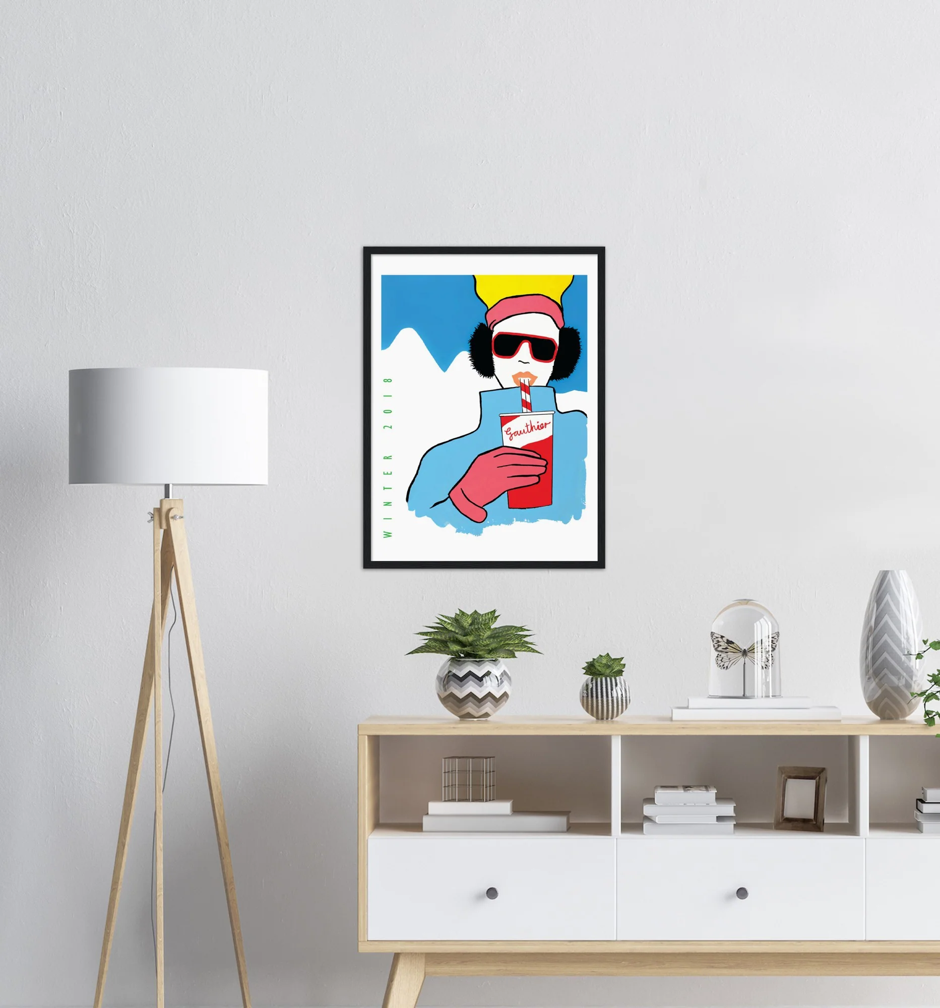 'Apres Ski' Winter 2018 Gauthier Menu Print - Image 4