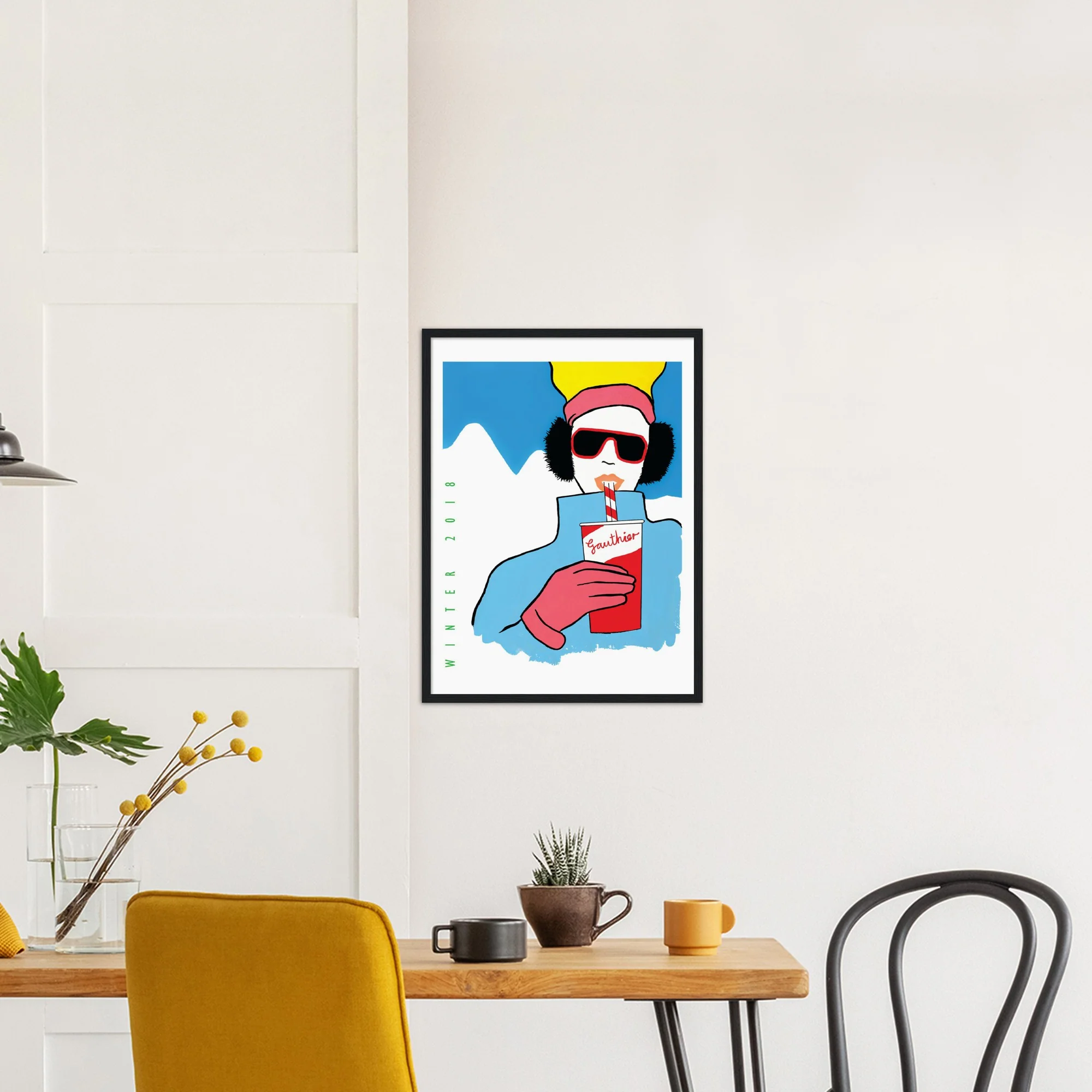 'Apres Ski' Winter 2018 Gauthier Menu Print - Image 5