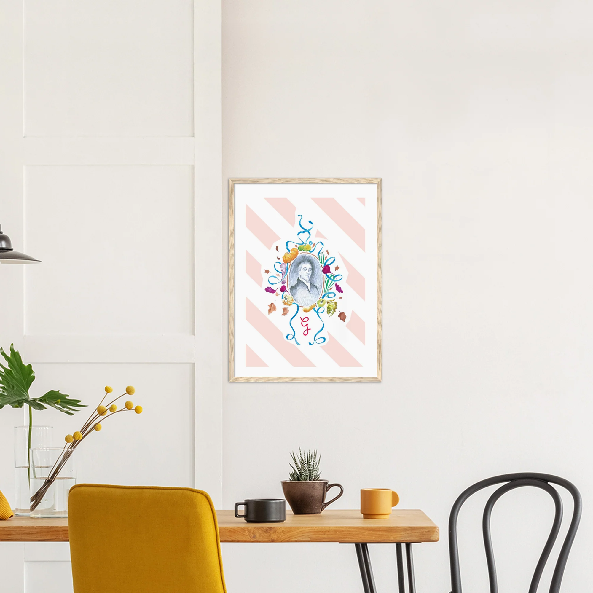Framed print - Gauthier Soho Autumn 2018 Menu 'Samuel Romilly' - Image 4