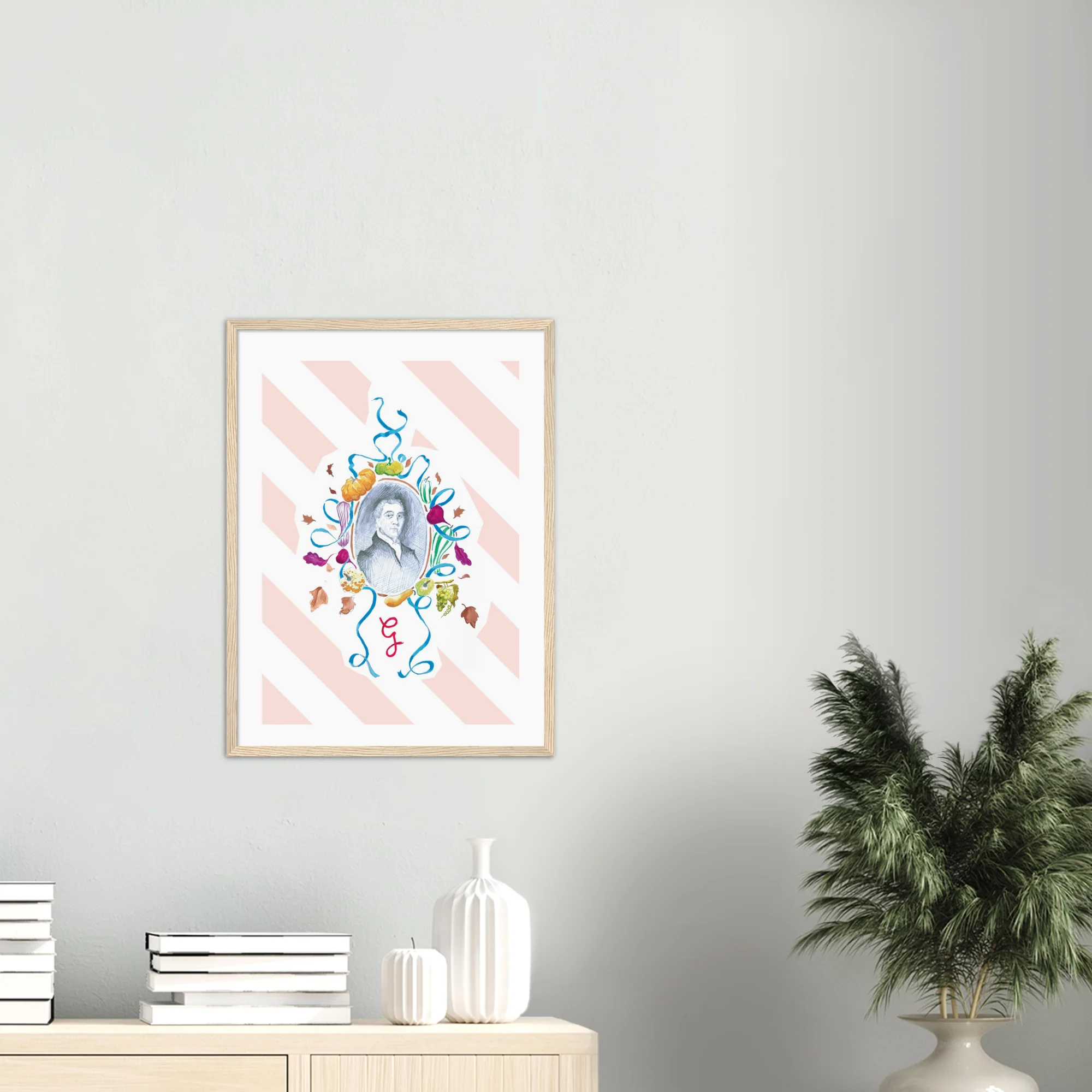 Framed print - Gauthier Soho Autumn 2018 Menu 'Samuel Romilly' - Image 5