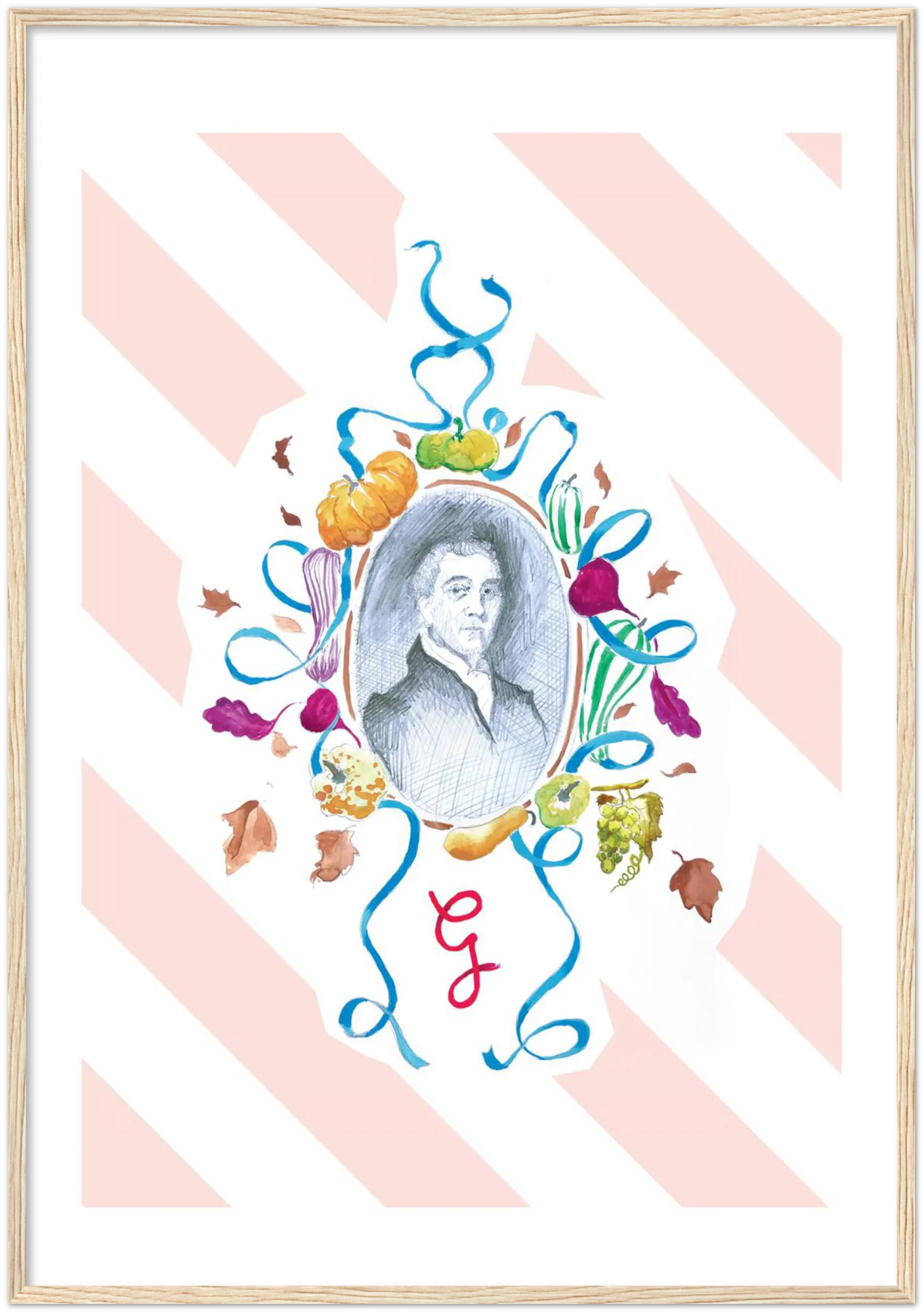 Framed print - Gauthier Soho Autumn 2018 Menu 'Samuel Romilly' - Image 7