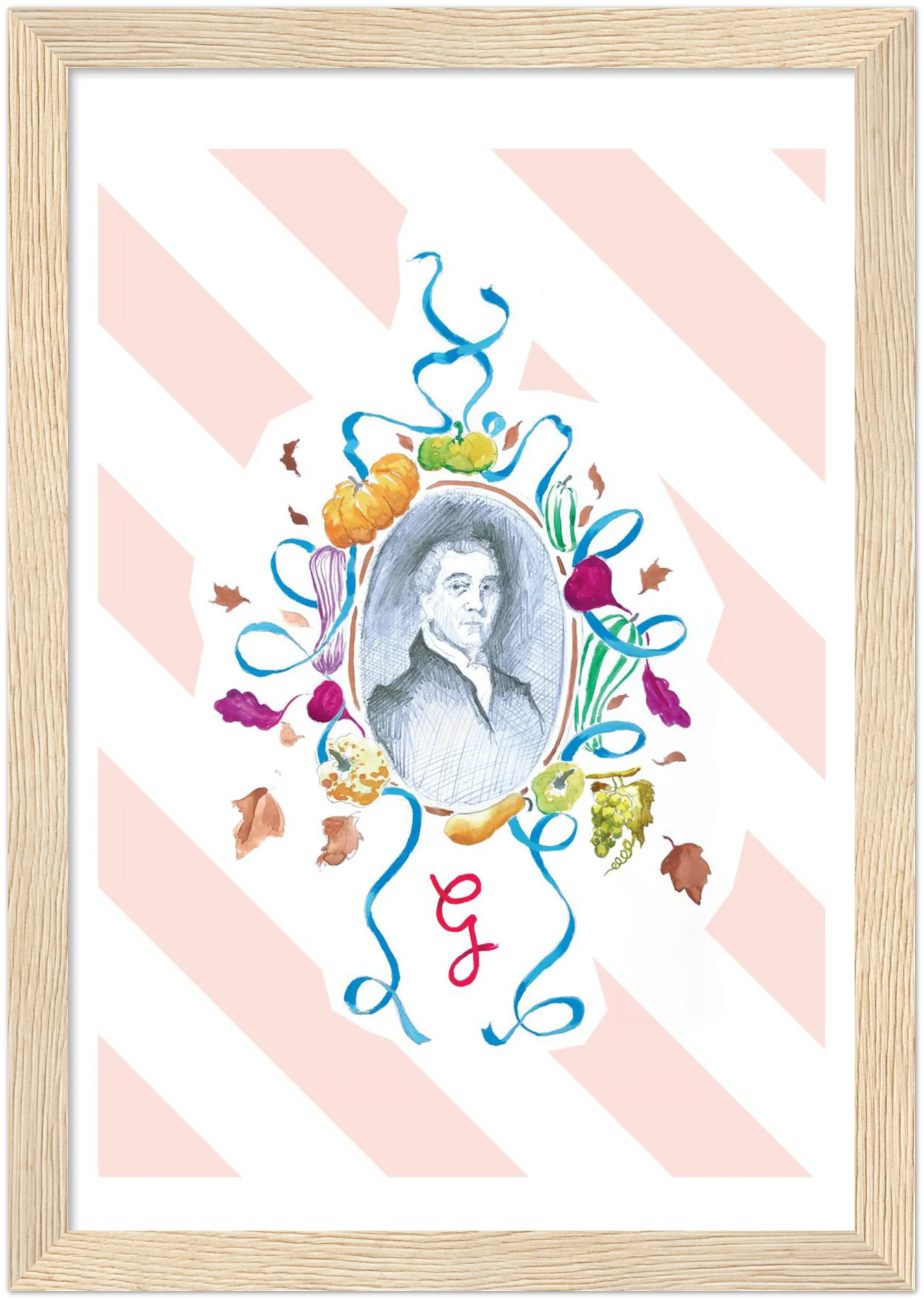 Framed print - Gauthier Soho Autumn 2018 Menu 'Samuel Romilly' - Image 8